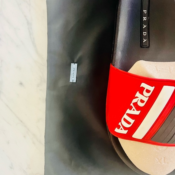 NWT Prada Linea Rossa Slide Sandals 11 US - Picture 6 of 14
